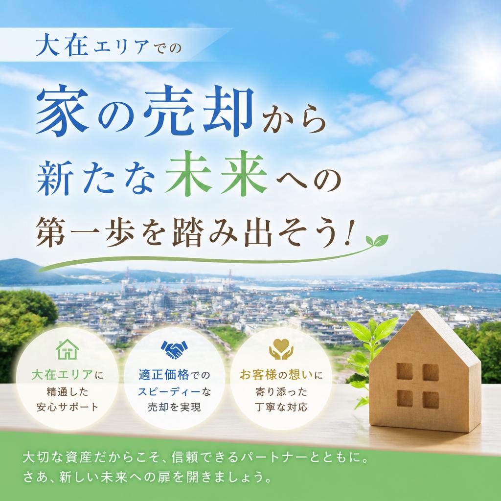 大在エリアでの家の売却から新たな未来への第一歩を踏み出そう！