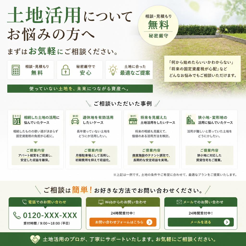 まずはお気軽にご相談を！