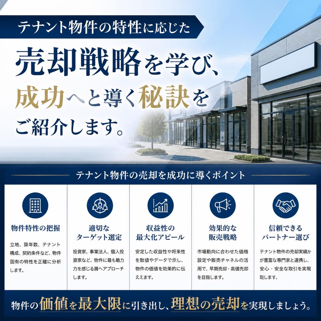 4. テナント物件の売却方法