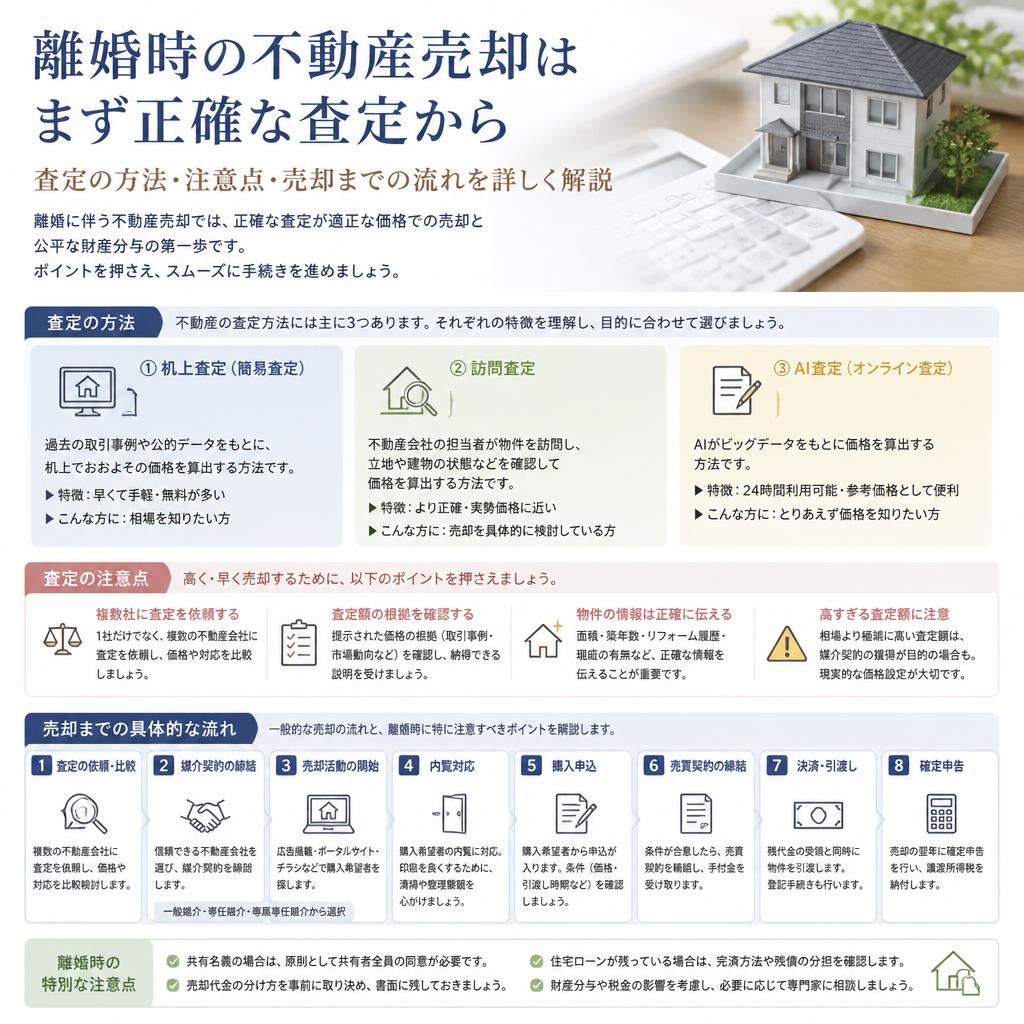 不動産の査定と売却の流れ